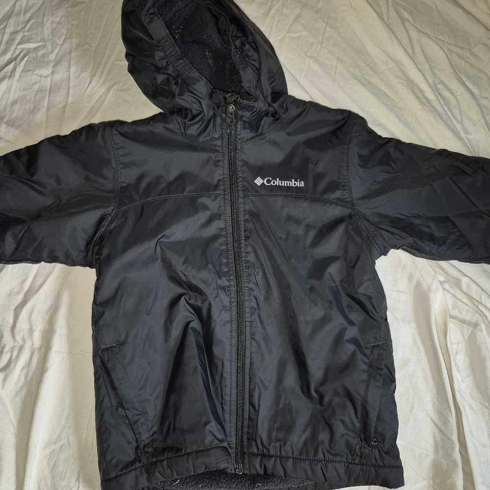 Kids Black Columbia jacket